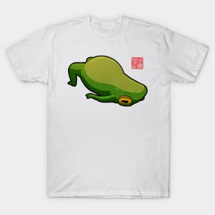 Yoga Frog Bridge Pose T-Shirt